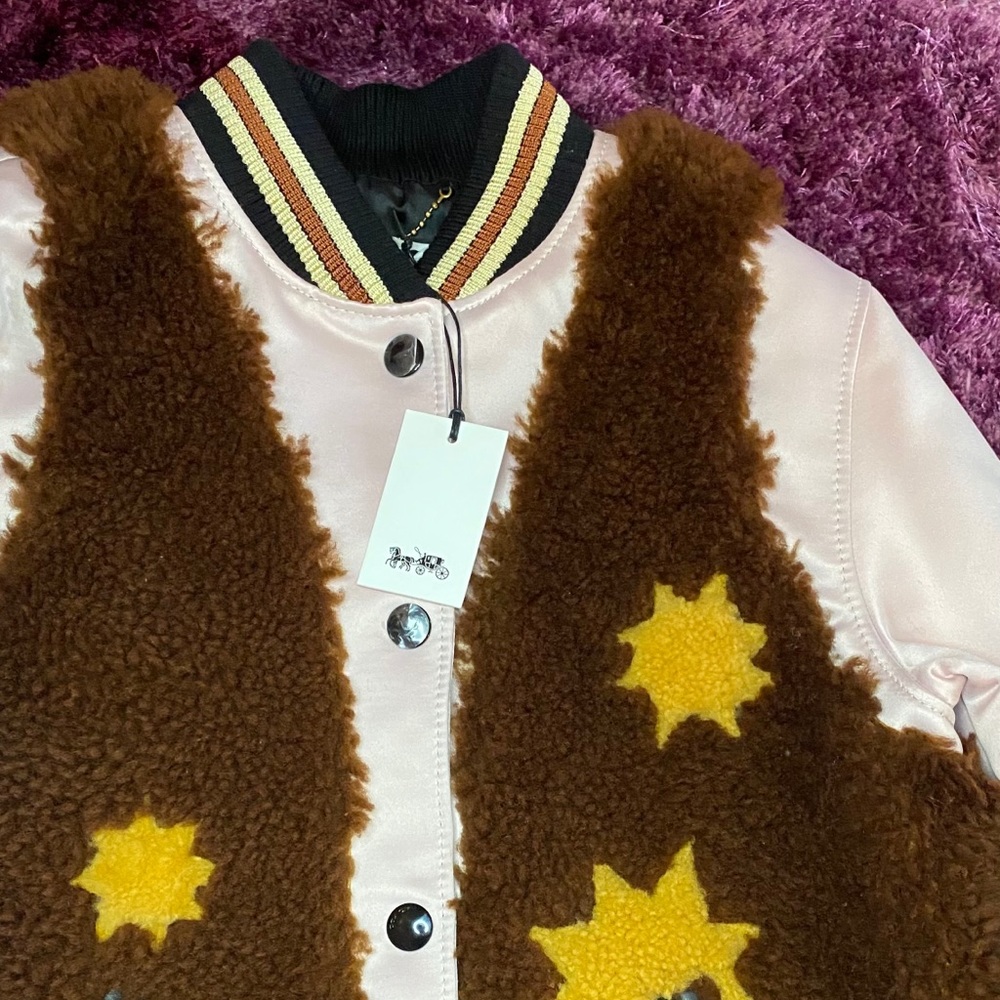 Coach Sundae Shearling Jacket - Picture 3 of 8